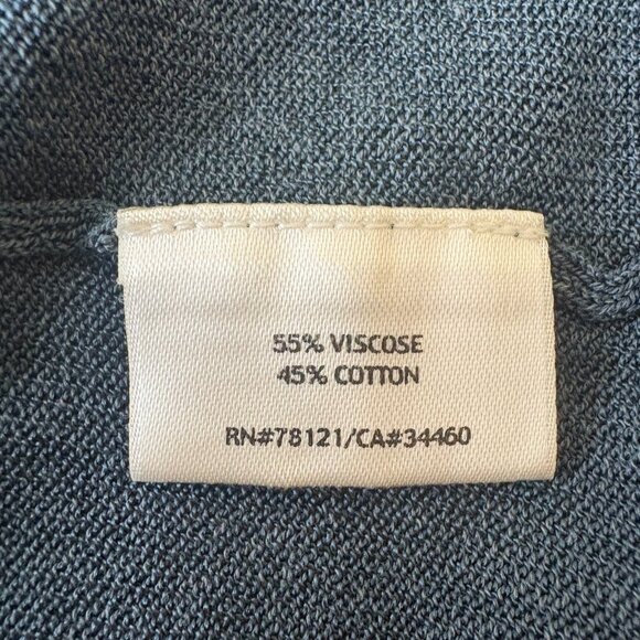 Eileen Fisher Womens Open Front Knit Sweater Cardigan Beaded Green Size S - Picture 11 of 14